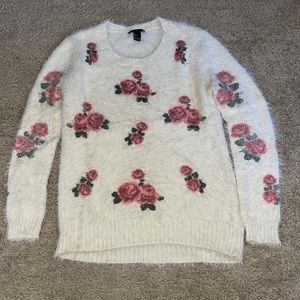 Floral sweater